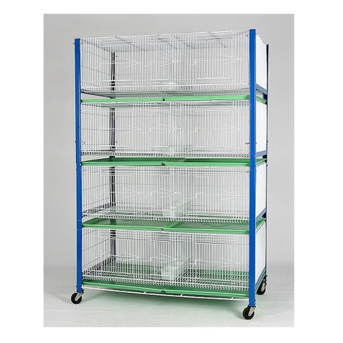 Eight Compartment Cage (Crown) for Bird Breeding or Pigeon Pairing | Chicken Antibiotics