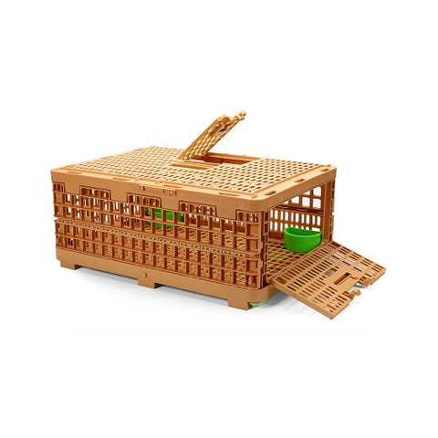 Deluxe Collapsible Training Basket (Crown) for Pigeon Training & Transport | Chicken Antibiotics