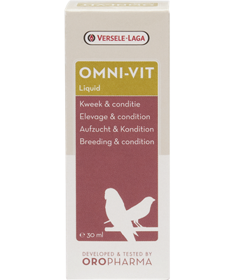 Omni-Vit Liquid 30ml (Versele-Laga) Breeding Vitamins for Birds | Chicken Antibiotics