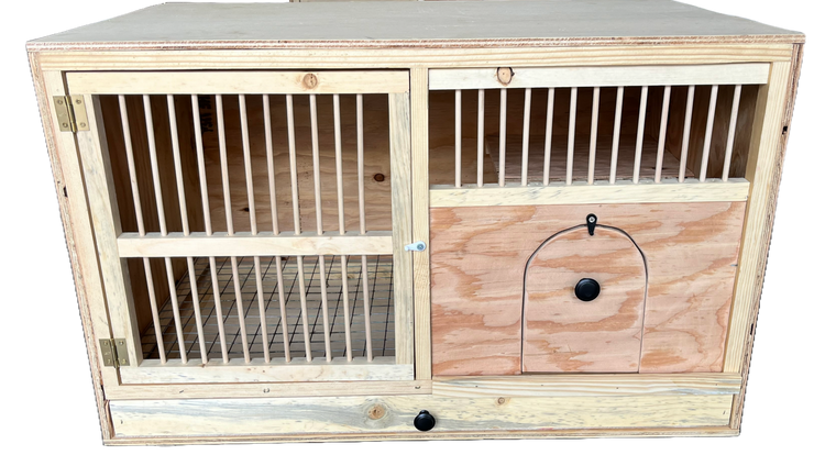 Wood Breeding Box | Chicken Antibiotics