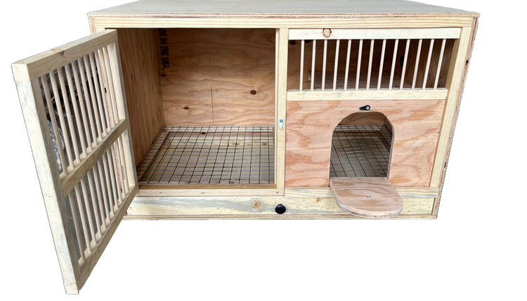 Wood Breeding Box | Chicken Antibiotics