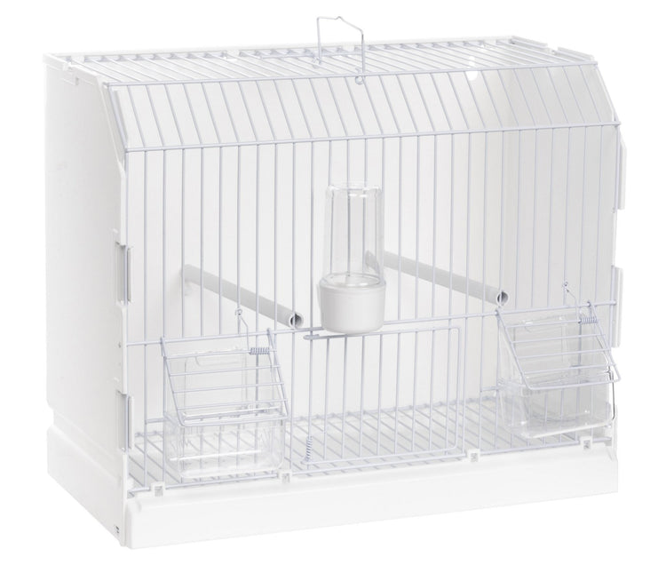Bird Exposition Cage (2GR) Bird Feeder Show Cage - White Cage with White Grid | Chicken Antibiotics