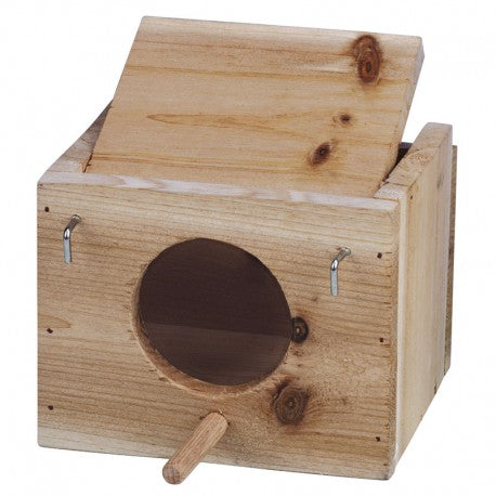 Wooden Nest (Copele) - Cage Bird Nest Box | Chicken Antibiotics