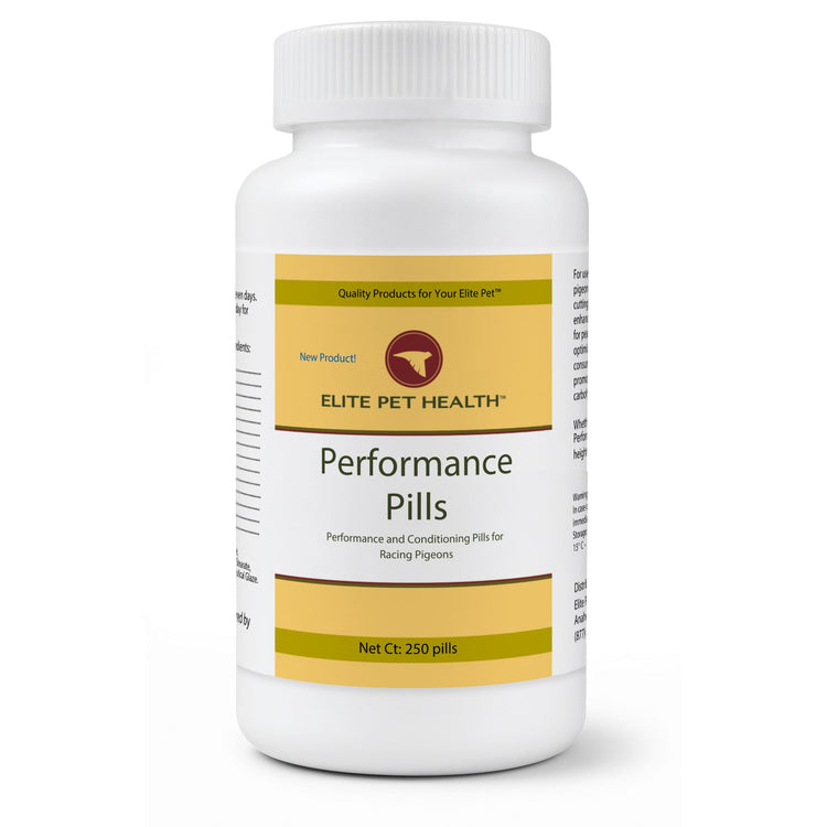 Elite Pet Health Performance Pills for Racing Pigeons – Boost Strength, Stamina & Speed Naturally - 250 ct | Chicken Antibiot