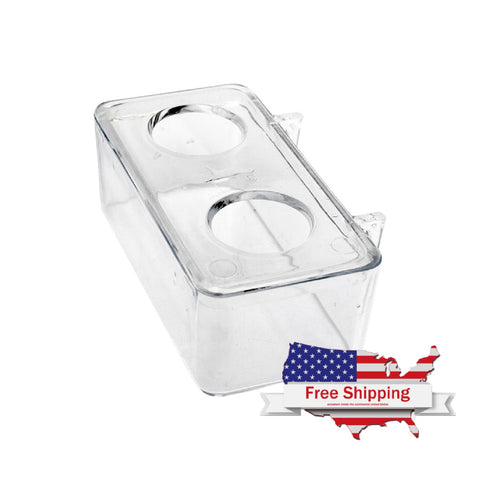 Bird Feeder with 2 Holes (Copele) Hanging Cage Bird Feeder | Chicken Antibiotics