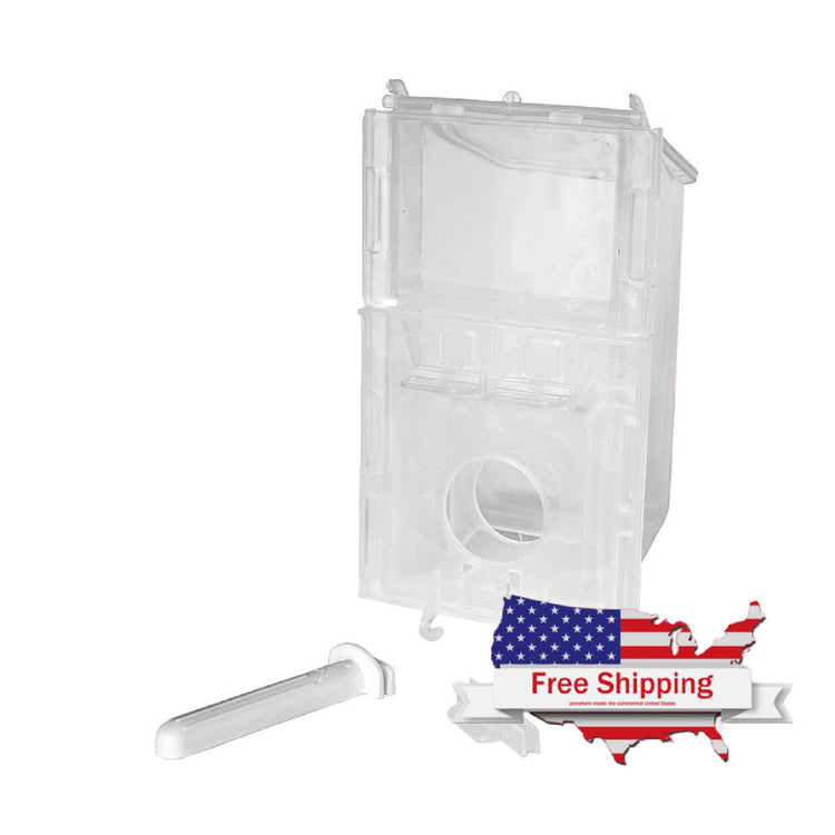 Plastic Hopper Feeder for Cagebirds (Copele): Bird Feed Hopper/No Waste Bird Feeder | Chicken Antibiotics