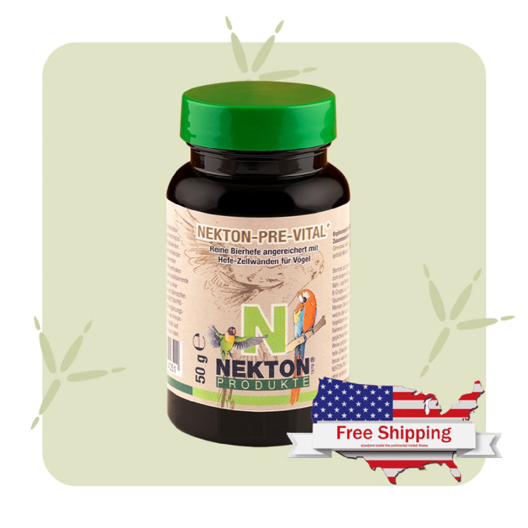 NEKTON-PRE-VITAL+ – Brewer’s Yeast & Yeast Cell Walls for Birds - 50g | Chicken Antibiotics
