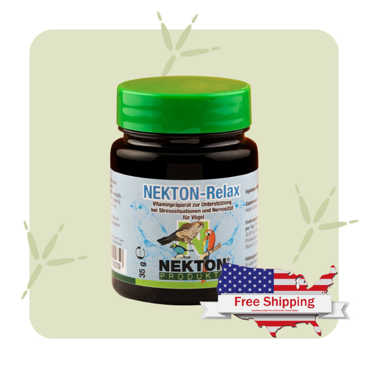 NEKTON-Relax Supplement for Birds – Natural Stress & Anxiety Support - 35g | Chicken Antibiotics