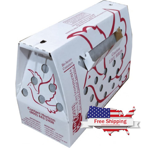 *New* Vented Single Stall Shipper - 1 - Single | Chicken Antibiotics