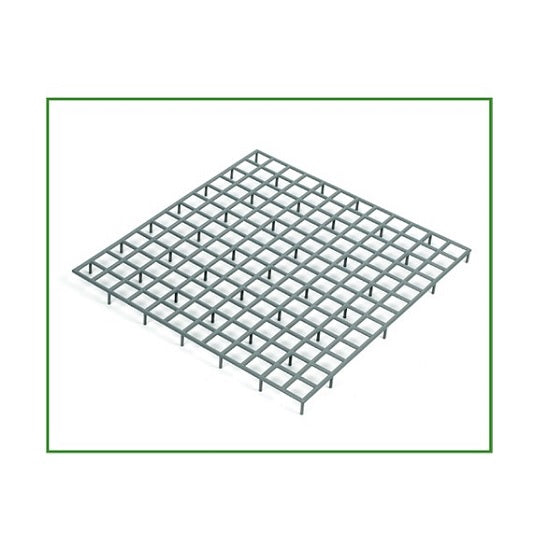 Gray Plastic Grill (Natural) for Hen Box | Chicken Antibiotics