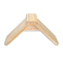 Wooden Saddle Perch (Crown) Natural Wood Bird Perch | Chicken Antibiotics