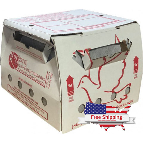 *New* Vented Economy Shipper - 1 - Single | Chicken Antibiotics