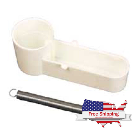 POP BOTTLE FOUNT (Kuhl Corp.) - Fount (white plastic) | Chicken Antibiotics
