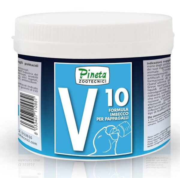 V10 (Pineta Zootecnici) Baby Parrot Formula: Food for Baby Parrots | Chicken Antibiotics