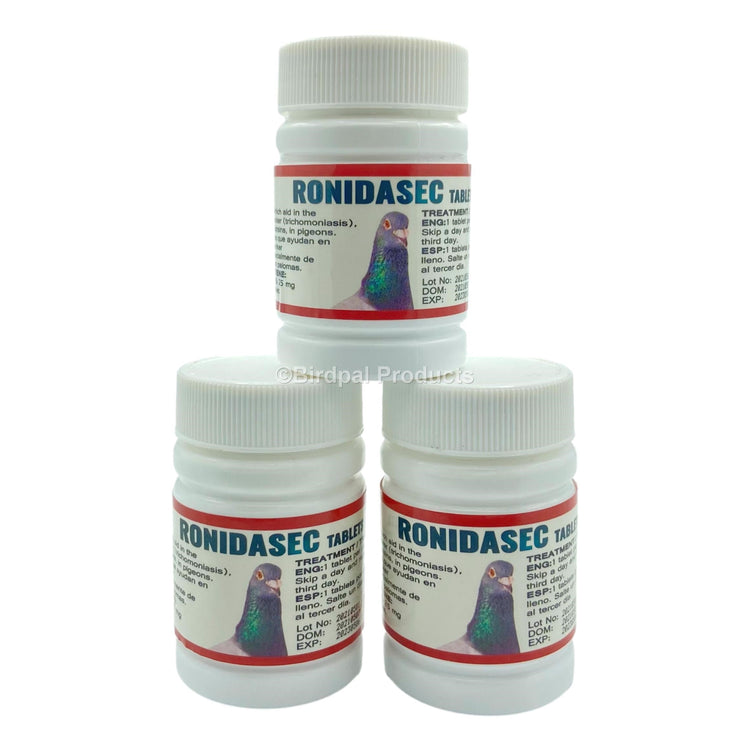 Ronidasec Tablets for Canker in Pigeons - 50 ct | Chicken Antibiotics