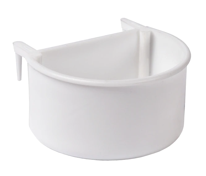 OVAL FEED/DRINK CUP (Smisdom Plastics ) - Wire hook cup | Chicken Antibiotics
