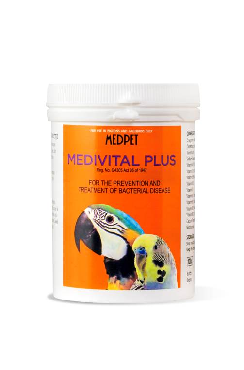 Medivital (Medpet) Prevention & Treatment of Bird Bacterial Infections - Formulated for Budgerigars | Chicken Antibiotics