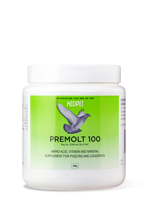 Premolt 100 (MedPet) Plumage Enhancement for Birds (Pigeons & Cage Birds) | Chicken Antibiotics