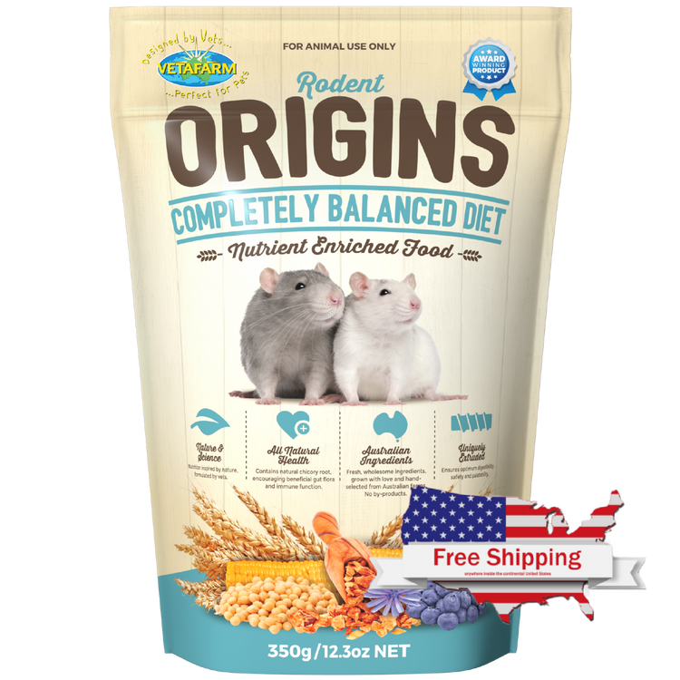 Rodent Origins Pellets for Rats & Mice | Vetafarm at ChickenAntibiotics.com