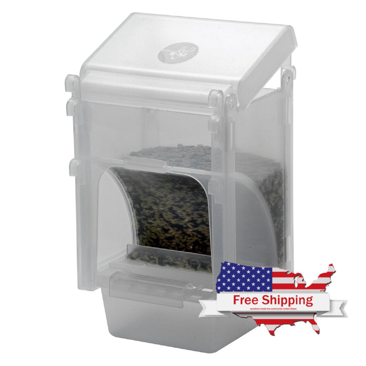 Diamant Economy Feeder (2GR) Affordable Bird Feeder with Seed Hopper | Chicken Antibiotics