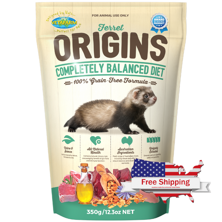 Origins Ferret Diet | Vetafarm at ChickenAntibiotics.com