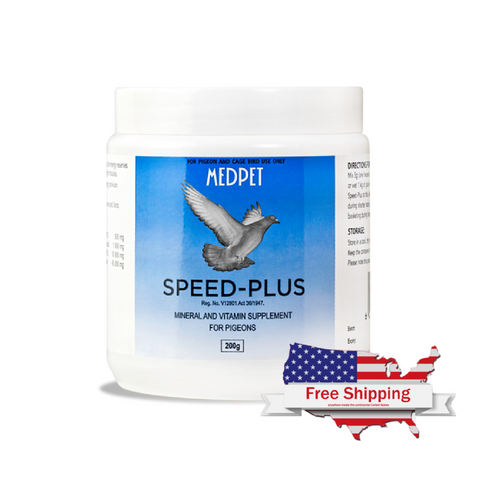 Speed Plus (Medpet) Pigeon Racing Supplement with Mega Vitamin B Complex | Chicken Antibiotics