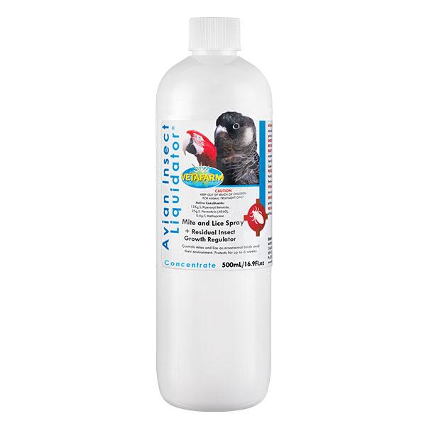Avian Insect Liquidator (Vetafarm) for Bird Mites, etc. | Chicken Antibiotics