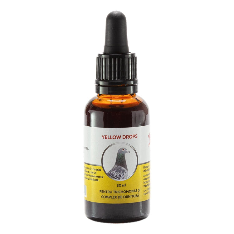 Cest Yellow Drops for Pigeons - Eliminates Fungi, Canker, & Bacteria - 30 ml (1 fl oz) | Chicken Antibiotics