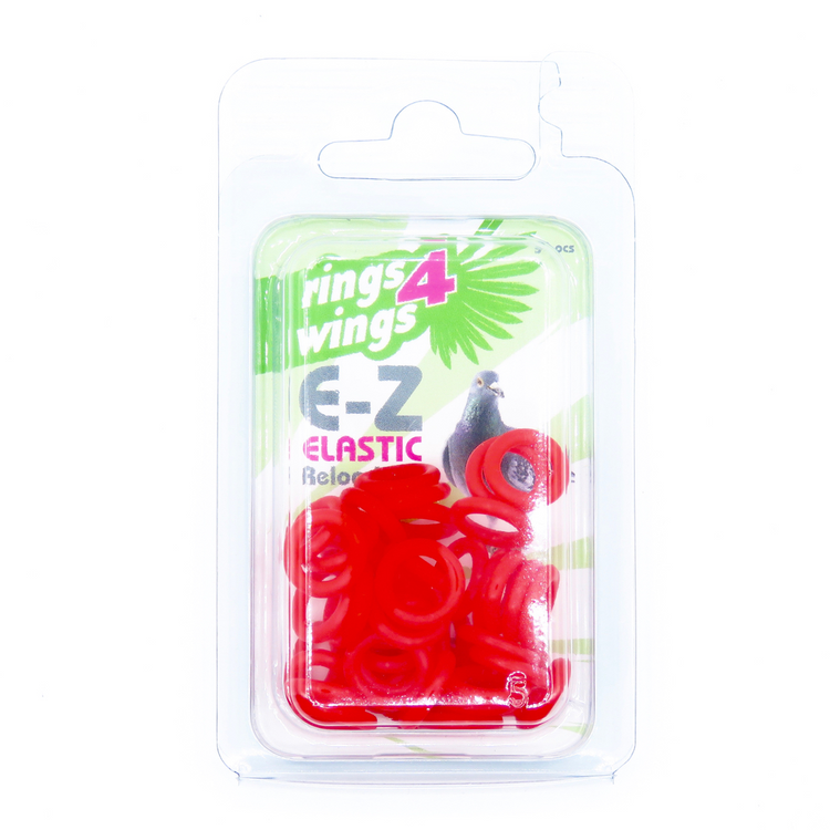 E-Z ELASTIC RINGS (Smisdom) - 8mm / ORANGE | Chicken Antibiotics