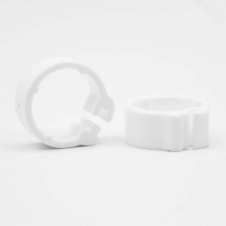 E-Z Clip Rings Plain 8 mm Pigeon Identification Clip Rings. Made in Belgium. Plain. (50 pcs) - Gold | Chicken Antibiotics