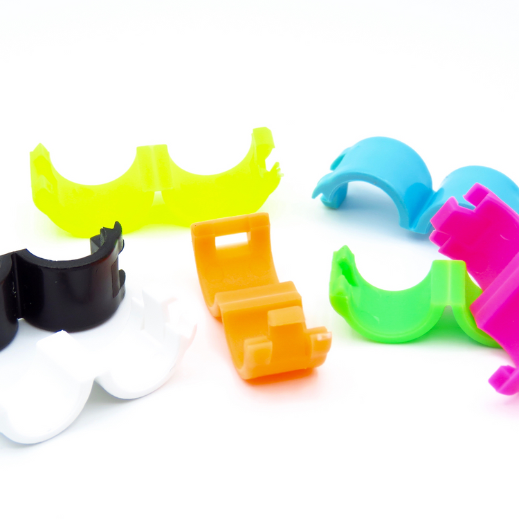 E-Z Lock Rings Plain - 5 MM / Light Blue | Chicken Antibiotics