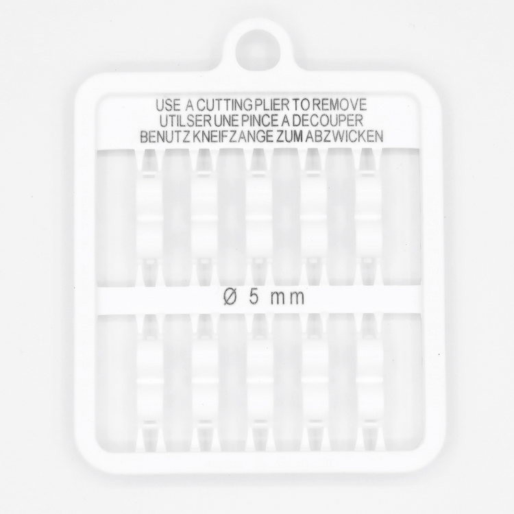 E-Z Lock Rings Plain - 8 MM / Pink | Chicken Antibiotics