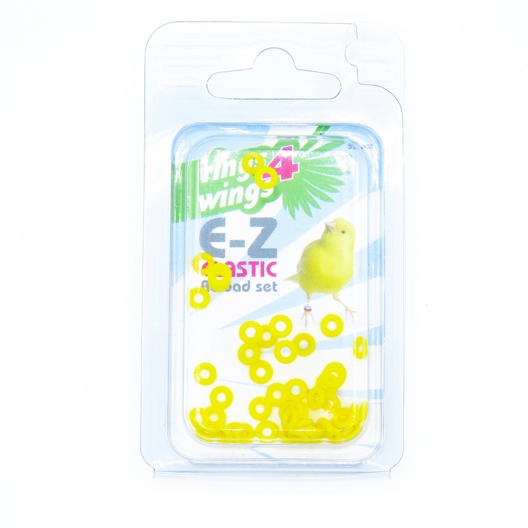 E-Z ELASTIC RINGS (Smisdom) - 3mm / YELLOW | Chicken Antibiotics