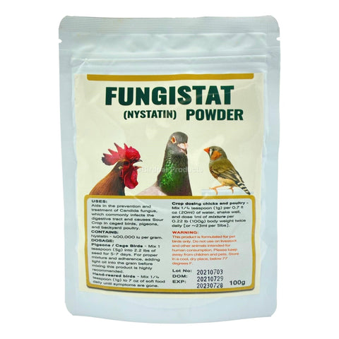 Fungistat Powder - Nystatin Candida Treatment for Birds | Chicken Antibiotics