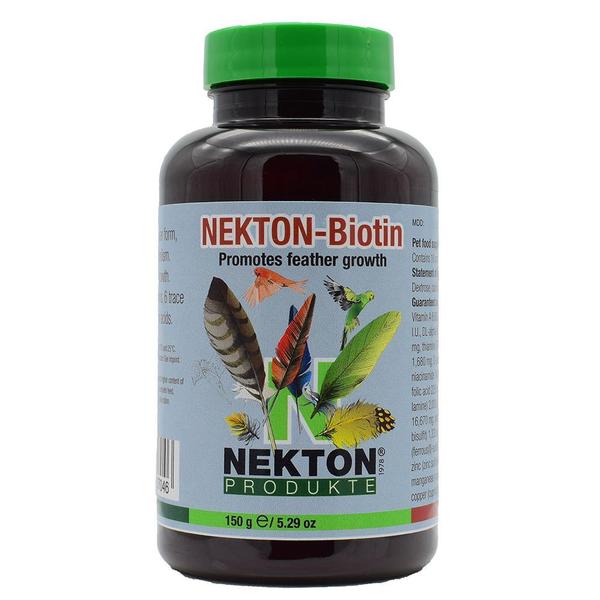 Nekton-Biotin: Molting Supplement for Birds - Promotes Bird Feather Growth - 75g | Chicken Antibiotics