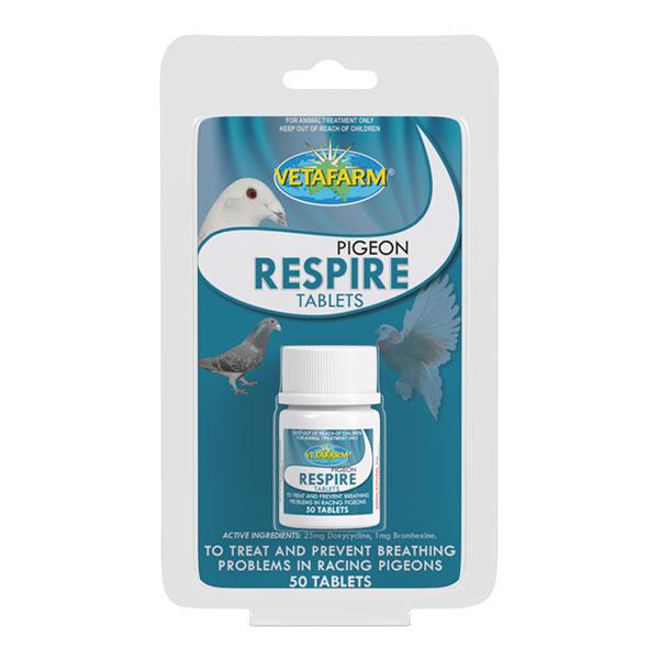 Pigeon Respire Tablets - 50 ct - Doxy & Bromhexine | Chicken Antibiotics