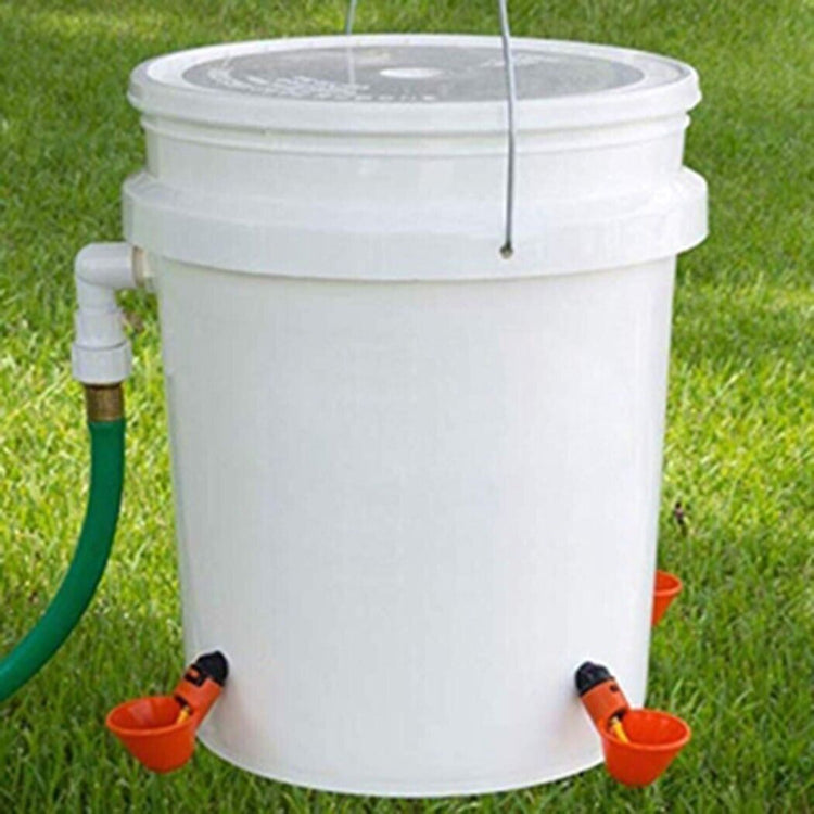 Automatic Water Drinking Cups - Water Feeder for Poultry and Pigeons (10 pcs.) | Chicken Antibiotics