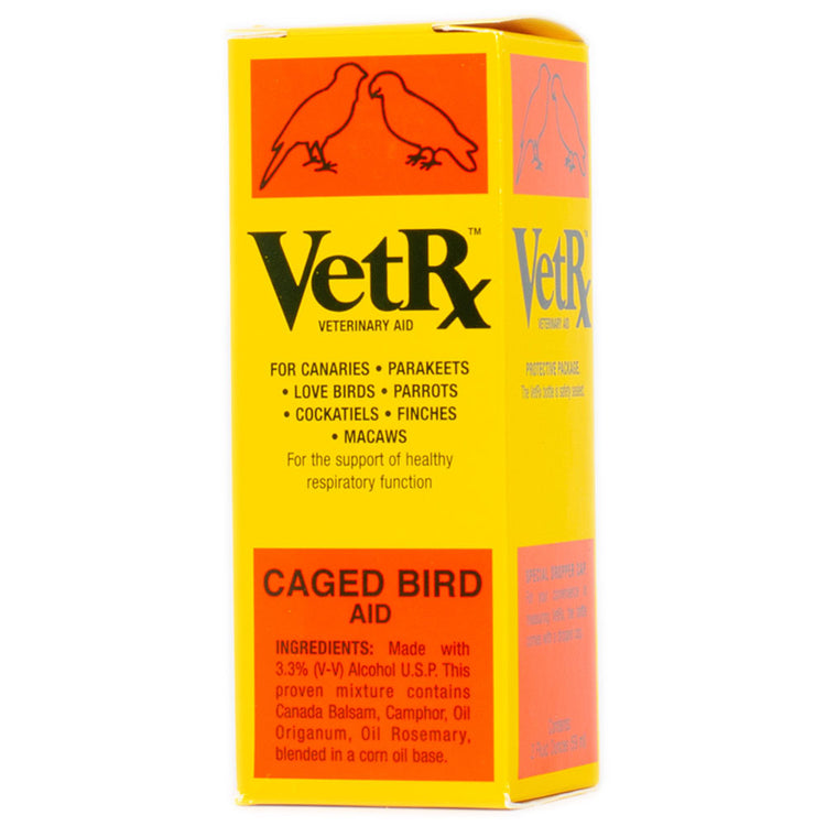 VetRx Poultry & Caged Bird Remedy – Respiratory and Mite Support 2 oz product image | Chicken Antibiotics