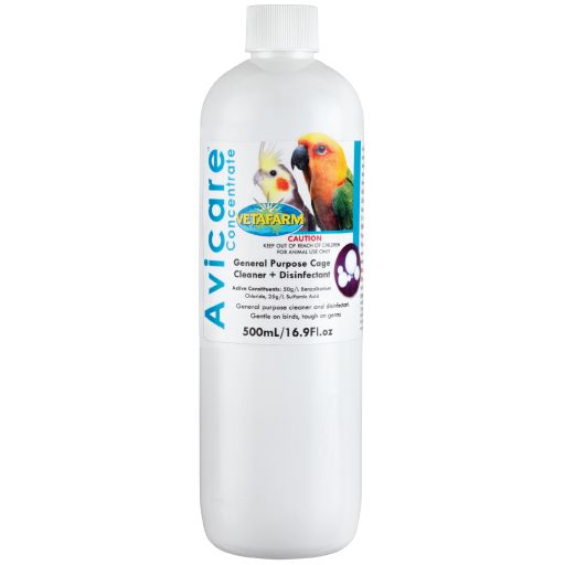 Avicare Concentrate (Vetafarm) Bird Cage Cleaner & Disinfectant - 500ml | Chicken Antibiotics