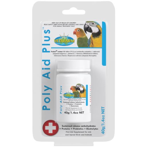 Poly Aid Plus - First Aid Supplement for Birds – 80 g (2.8 oz) | Vetafarm at ChickenAntibiotics.com