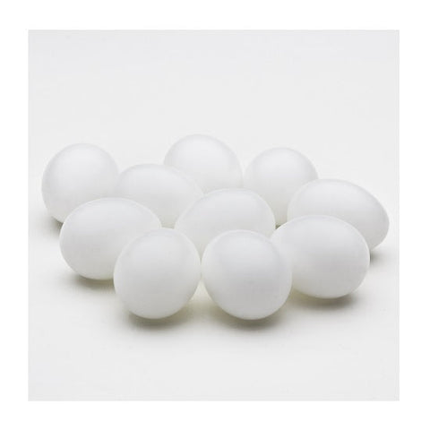 Solid Plastic Eggs by Crown - Quality Dummy Eggs for Nesting | Chicken Antibiotics