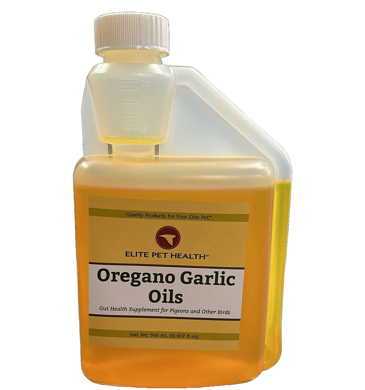 Oregano and Garlic Oil (Elite Pet): Quality Oregano Oil for Pigeons - With Garlic Oil! | Chicken Antibiotics