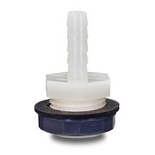 Nylon Bulkhead Flange W/ 1/8" Tip | Chicken Antibiotics
