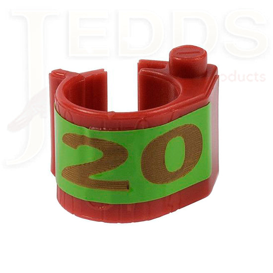 E-Z Marker Numbered - Green / 1-20 | Chicken Antibiotics