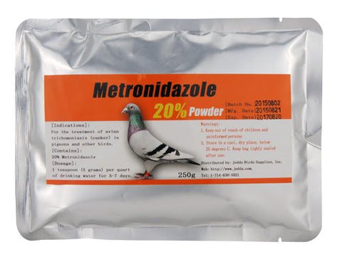 Metronidazole 20% Avian Canker Treatment for Birds | Chicken Antibiotics