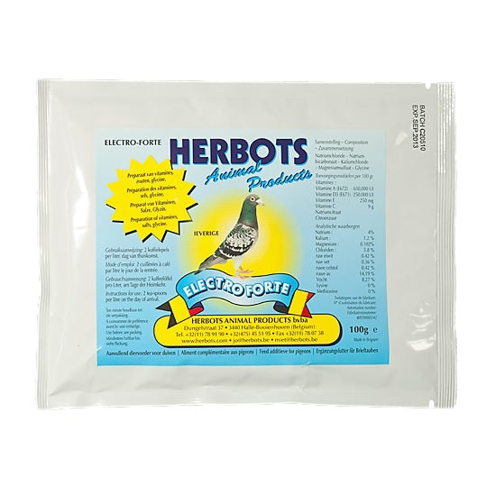 Electro Forte (Herbots) Pigeon Electrolytes | Chicken Antibiotics