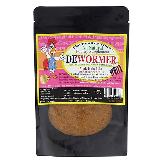 The Poultry Store Natural Chicken Dewormer - 5oz | Chicken Antibiotics