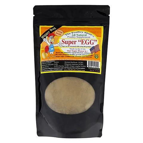 The Poultry Store Natural Super EGG Supplement - 5oz | Chicken Antibiotics