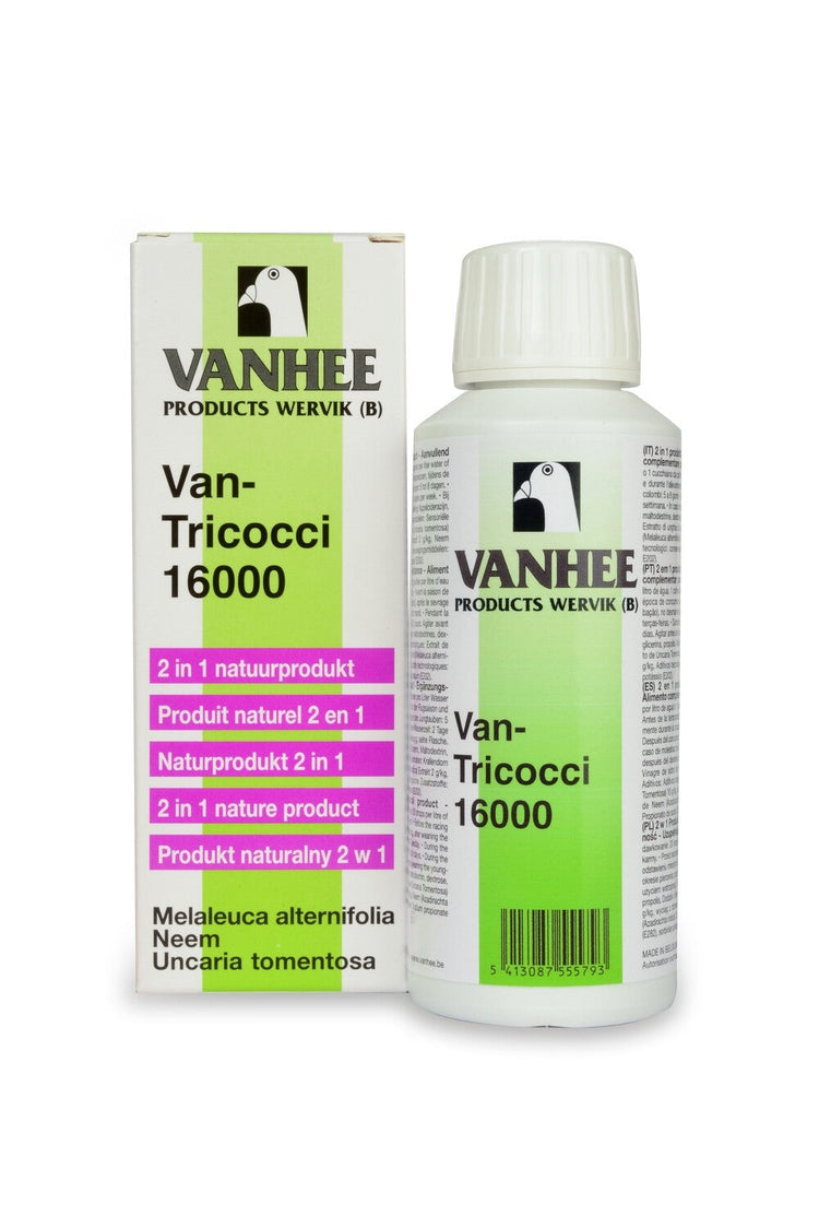 Van-Tricocci 16000 (Vanhee) Pigeon Supplement Protects Against Trichomoniasis (Canker) & Coccidiosis | Chicken Antibiotics