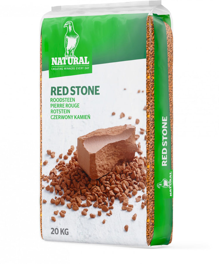 Redstone (Natural) - Pigeon Grit for Optimal Digestion/Red Stone Pigeon Grit - 20 KG | Chicken Antibiotics